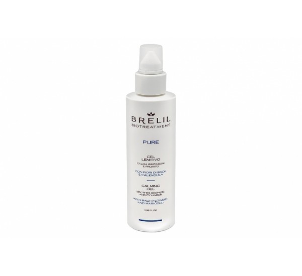 BRELIL PURE GEL LENTETIVO 100ml УСПОКОЯВАЩ ГЕЛ ЗА СКАЛПА 100мл 